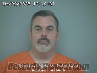 Recent Mugshot Image for JOEL CHRISTOPHER CROW in Beaufort County, South Carolina