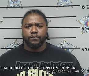 Recent Mugshot Image for RODERICK MICHAEL WADE in Lauderdale County, Alabama
