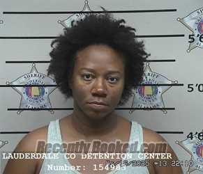 Recent Mugshot Image for EBONY IYISHIA SWINNEY in Lauderdale County, Alabama