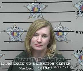 Recent Mugshot Image for ALEIA FAITH MCKISSACK in Lauderdale County, Alabama
