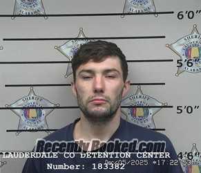 Recent Mugshot Image for TANNER WAYNE HOWARD in Lauderdale County, Alabama