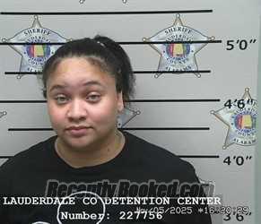 Recent Mugshot Image for KEYERA NICHOLE LESLIE in Lauderdale County, Alabama