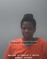 Recent Mugshot Image for SAMANTHA BEYEANCA WATTS in Madison County, Alabama