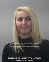 Recent Booking / Mugshot for SAVANNAH ROSE MCNUTT in Madison County ...