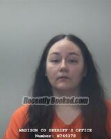 Recent Mugshot Image for SARA BRIANNE OLESON in Madison County, Alabama