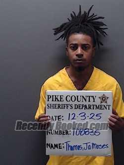 Recent Mugshot Image for JA'MOSES DEUNTRE THOMAS in Pike County, Alabama