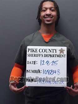 Recent Mugshot Image for DERRICK RASEAN MCKINNEY in Pike County, Alabama