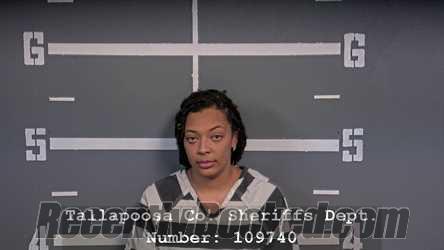 Recent Mugshot Image for CHRISTAN ANDREA THOMAS in Tallapoosa County, Alabama