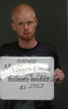 Recent Mugshot Image for DAVID SHANE MASHBURN in Sebastian County, Arkansas
