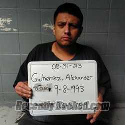 Recent Booking / Mugshot for ALEXANDER NMN GUTIERREZ in Sebastian