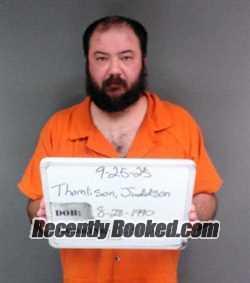 Recent Booking / Mugshot for Juddson Scott Thomlison in Sebastian