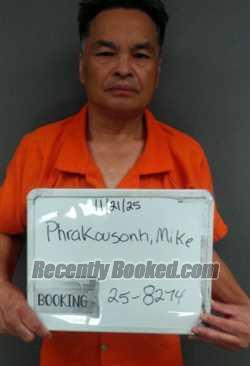Recent Mugshot Image for Mike Phaiboun Phrakousonh in Sebastian County, Arkansas