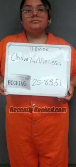 Recent Mugshot Image for Melissa Chavez in Sebastian County, Arkansas