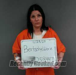Recent Mugshot Image for Valerie Nichole Bertschy in Sebastian County, Arkansas