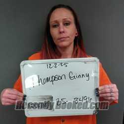 Recent Mugshot Image for GINNY KATHRYN THOMPSON in Sebastian County, Arkansas