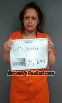 Recent Mugshot Image for SABRINA RENEE LOPEZ in Sebastian County, Arkansas