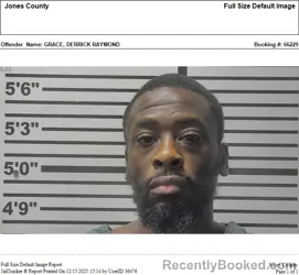 Most Wanted Image for DERRICK GRACE in Jones County, Mississippi