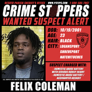 Most Wanted Image for FELIX COLEMAN in DeSoto Parish, Louisiana