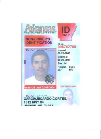 Most Wanted Image for Ricardo Cortes Garcia in Howard County, Arkansas