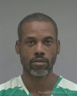 Mugshot of Keon Andre Hodges booked in Alachua County, Florida on August 22, 2026