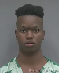 Mugshot of Omarion Dewayne Thomas booked in Alachua County, Florida on October 7, 2026