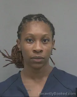 Mugshot of Raven Shania Walker-Gardin booked in Alachua County, Florida on August 27, 2026