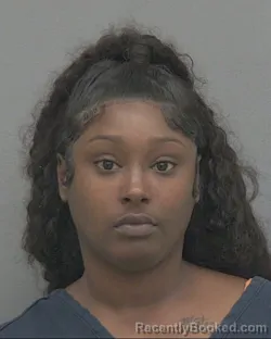 Mugshot of Brea Arianne Bowers booked in Alachua County, Florida on October 12, 2026