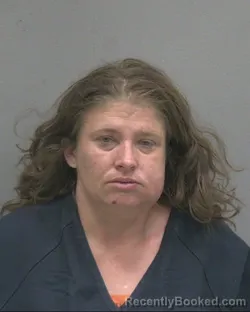 Mugshot of Suzanne Marie Justiss booked in Alachua County, Florida on September 13, 2026