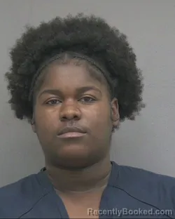 Mugshot of Kiarah Geneva Brown booked in Alachua County, Florida on September 16, 2026