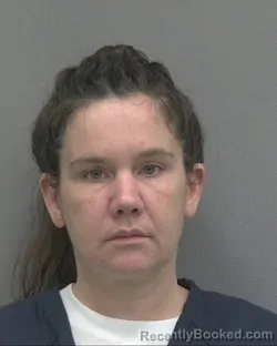 Mugshot of Maria Alison Moore booked in Alachua County, Florida on August 22, 2026