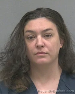 Mugshot of Amber Renee Jackson booked in Alachua County, Florida on October 9, 2026