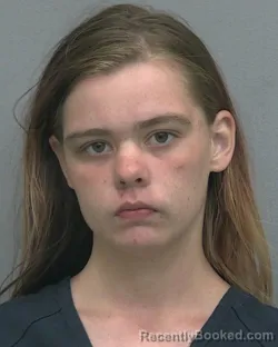 Mugshot of ALEXIS MARIE DUBIA-SLAGA booked in Alachua County, Florida on July 18, 2026