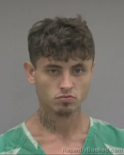 Mugshot of Gabriel Lynn Farquer booked in Alachua County, Florida on September 8, 2026