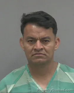 Mugshot of Justo Rufino Vargas Divas booked in Alachua County, Florida on September 12, 2026