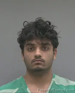 Mugshot of Lakshya Yadav booked in Alachua County, Florida on October 14, 2026