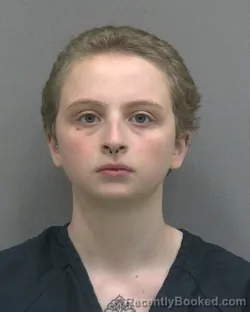 Mugshot of Tarryn Grace Peacock booked in Alachua County, Florida on October 21, 2026
