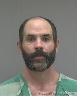 Mugshot of Justin Eugene Rowland booked in Alachua County, Florida on October 6, 2026