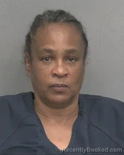 Mugshot of Melinda Maria Dexter booked in Alachua County, Florida on August 24, 2026