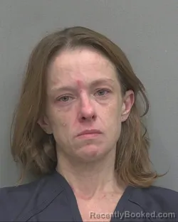 Mugshot of Krysta Lee Coursen booked in Alachua County, Florida on August 22, 2026