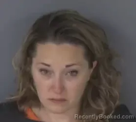 Mugshot of Amber Marie Palmer booked in Clay County, Florida on October 2, 2026