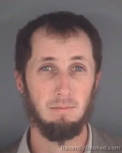 Mugshot of George Thomas Harris booked in Clay County, Florida on August 9, 2026