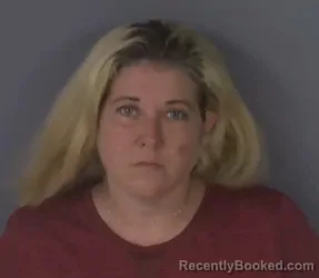 Mugshot of Monique Renee Lussier booked in Clay County, Florida on August 14, 2026