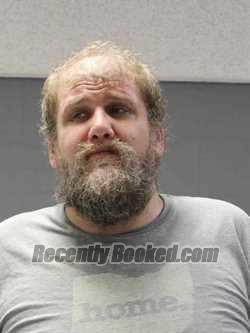 Booking photo from Hamilton County, Iowa