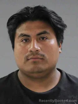 Mugshot of Ever Santis Vasquez booked in Hamilton County, Iowa on August 2, 2026