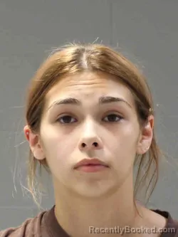 Mugshot of Joselynne Moreno booked in Hamilton County, Iowa on August 2, 2026