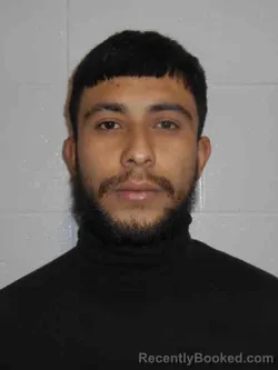 Mugshot of MANFREDY ESTUARDO PAREDES RAMIREZ booked in Henry County, Iowa on March 18, 2026