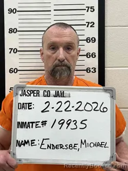 Mugshot of MICHAEL RAYMOND ENDERSBE