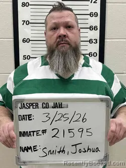 Mugshot of JOSHUA PAUL SMITH booked in Jasper County, Iowa on March 25, 2026