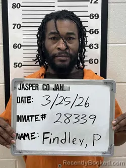 Mugshot of PHILLIP STEPHONE FINDLEY booked in Jasper County, Iowa on March 25, 2026