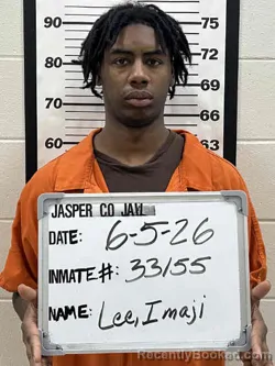 Booking photo from Jasper County, Iowa
